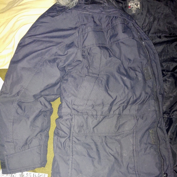 ❗️CLEARANCE ❗️   VINTAGE HEAVY SOUTH POLE.   PARKA.COLD WEATHER🌬️❄️. - Picture 12 of 13